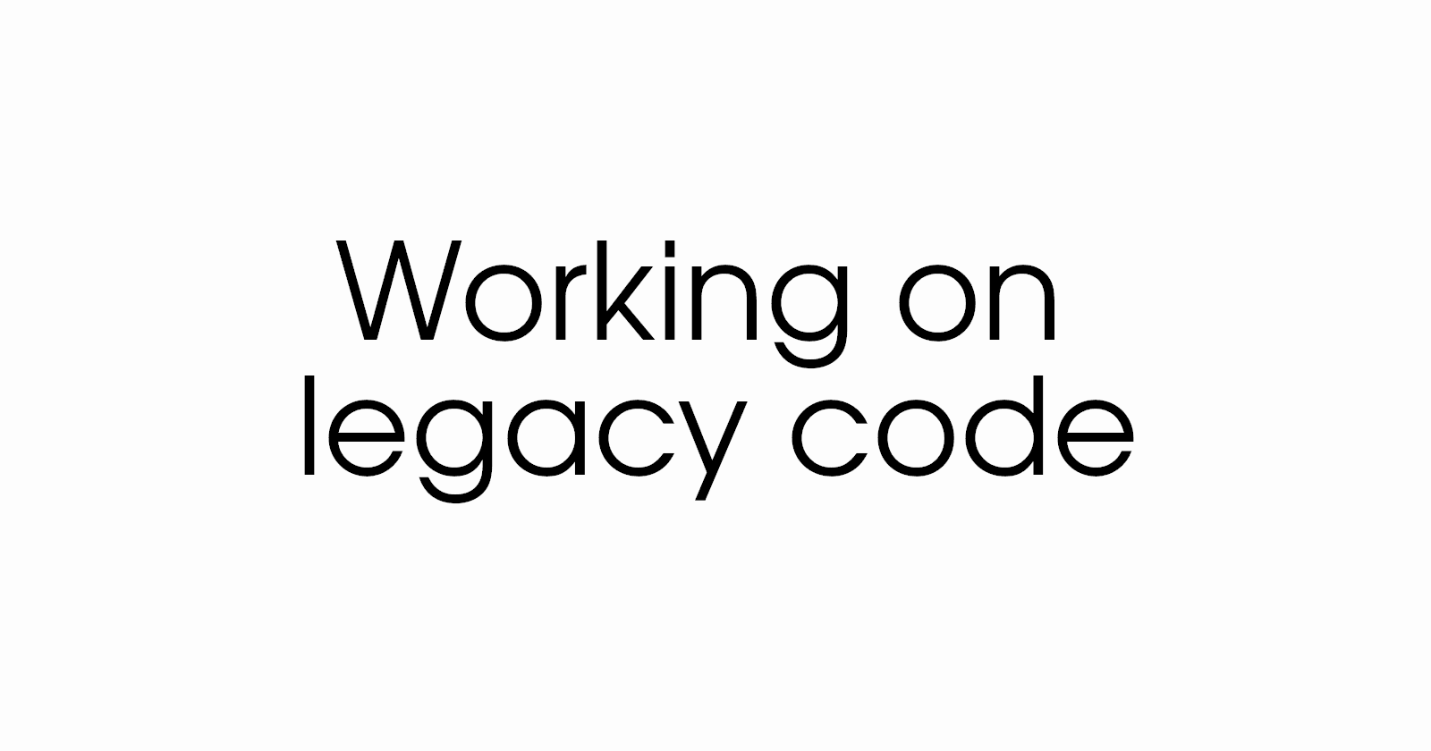 The one about multi-API support in legacy code
